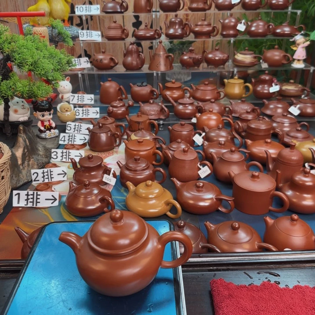 茶壶朱泥吴**虑朱泥茶壶125C