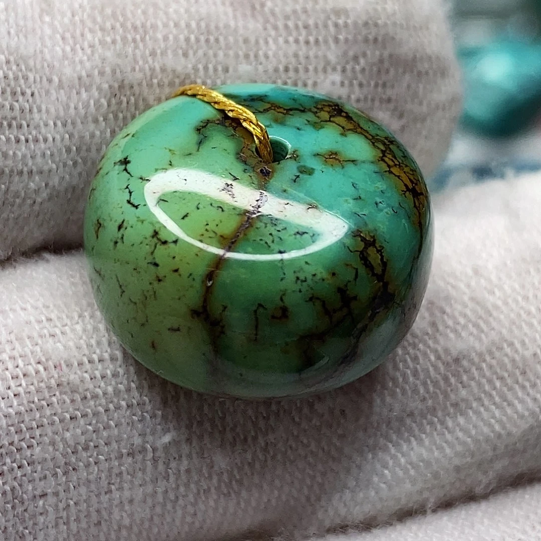 绿松石未镶嵌天然原矿 带武汉地大证书