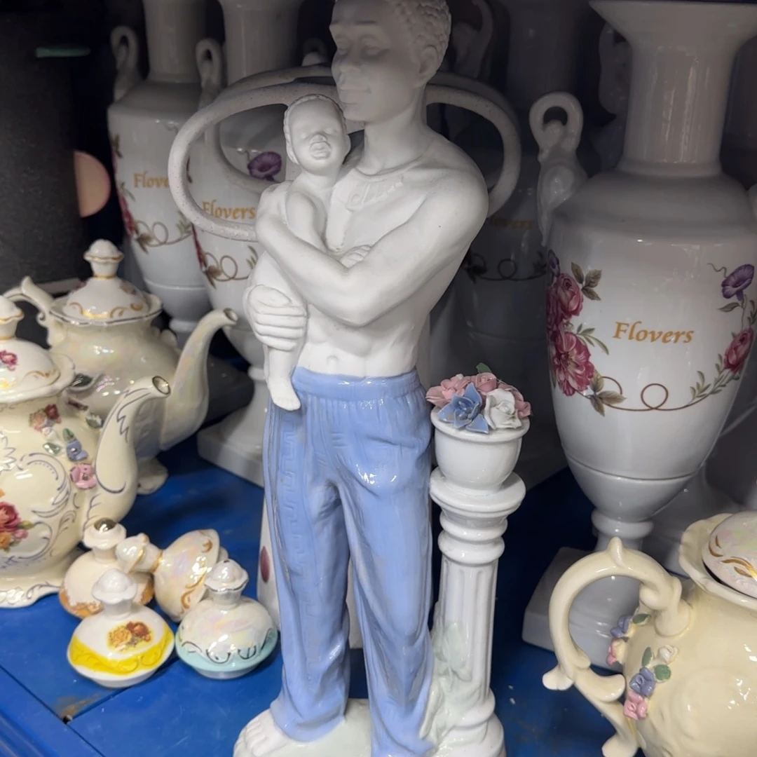 瓷片陶瓷工艺花瓶摆件