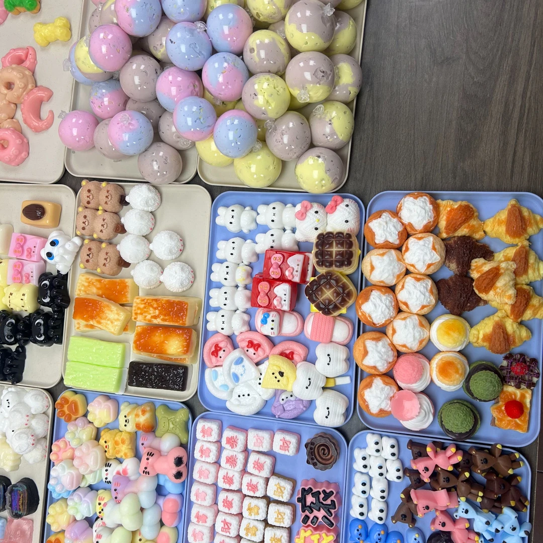 直播间单拍手工食品级硅胶捏捏乐