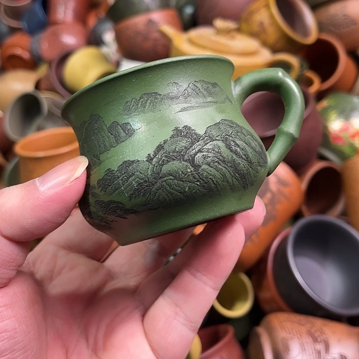 紫砂茶杯全手工紫砂主人杯