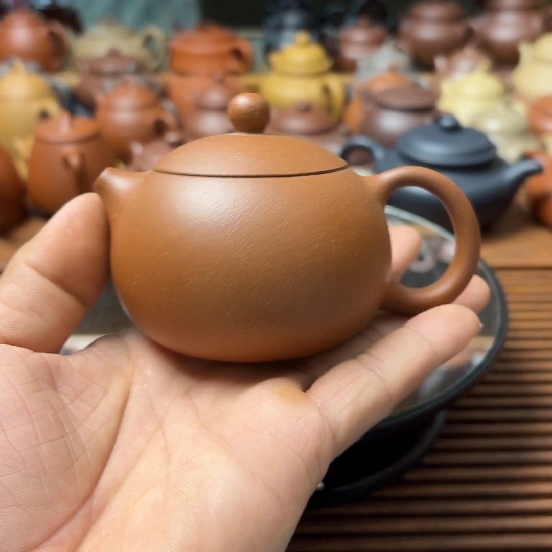 紫砂茶壶半手工制作