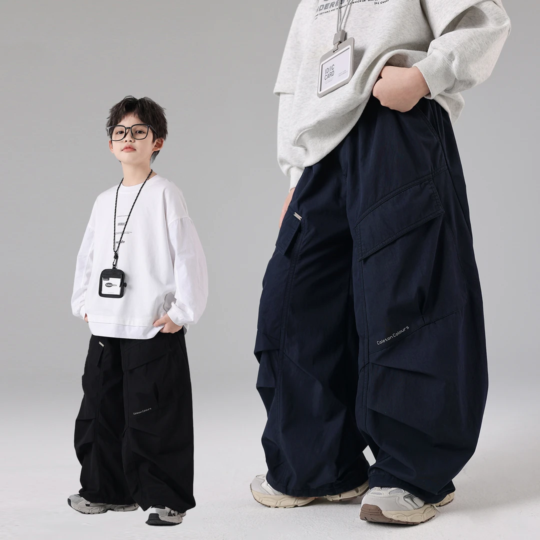男童春秋款休闲裤2025新款薄款裤子中大童裤子A5368