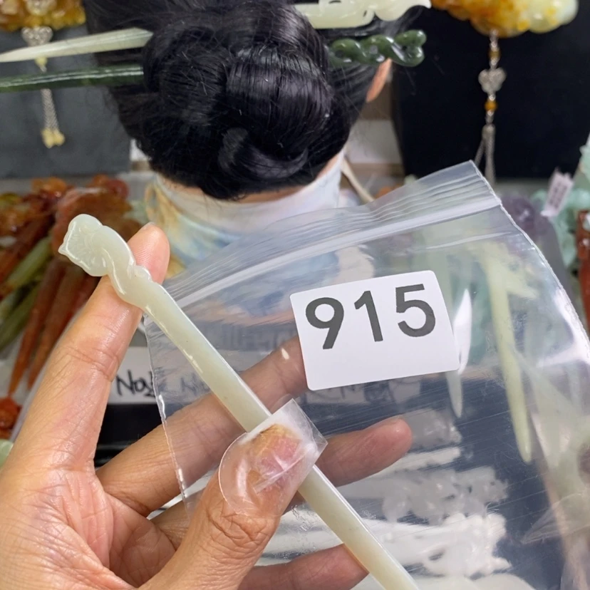 【闪购商品】和田玉发饰未镶嵌晓*