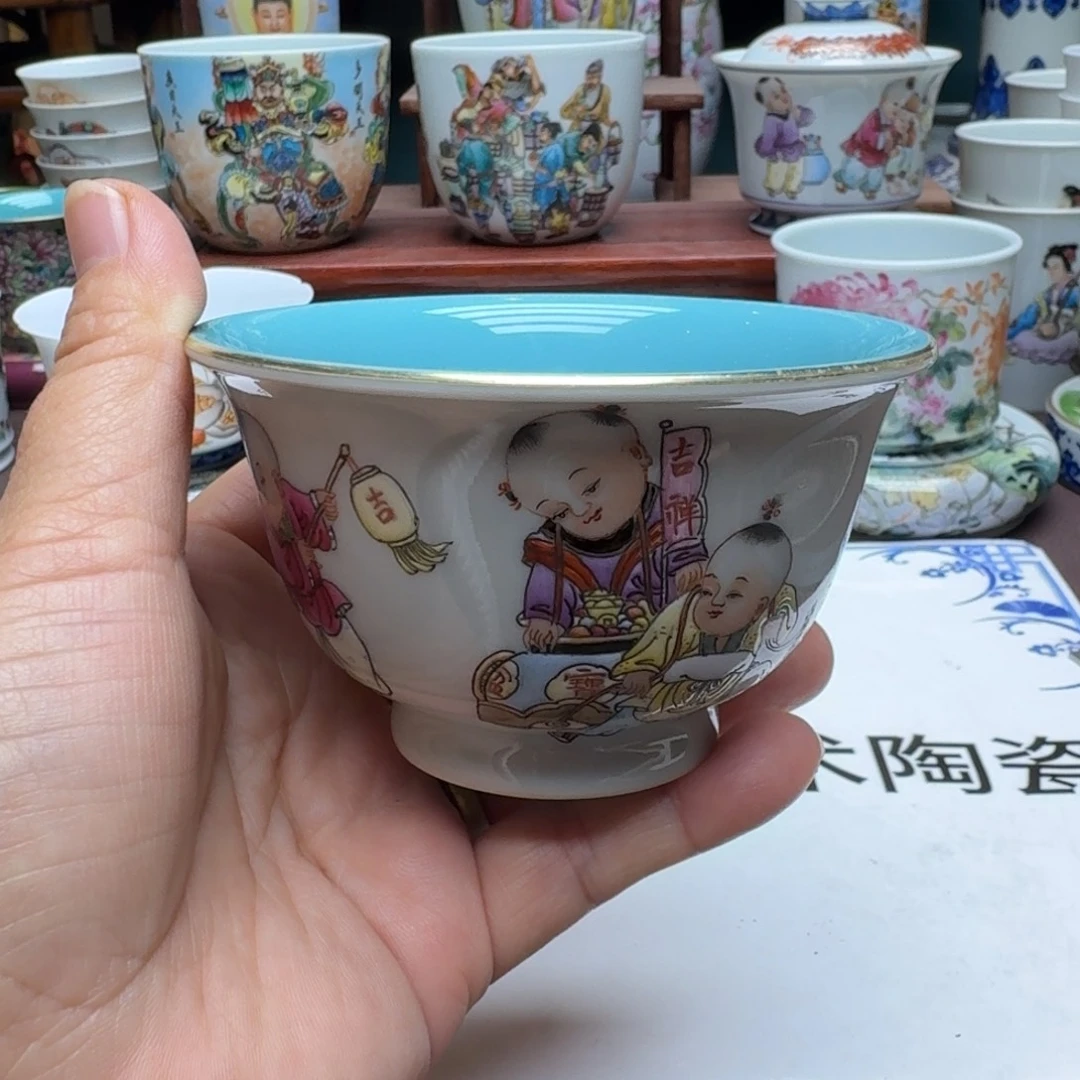 景德镇手工手绘展示