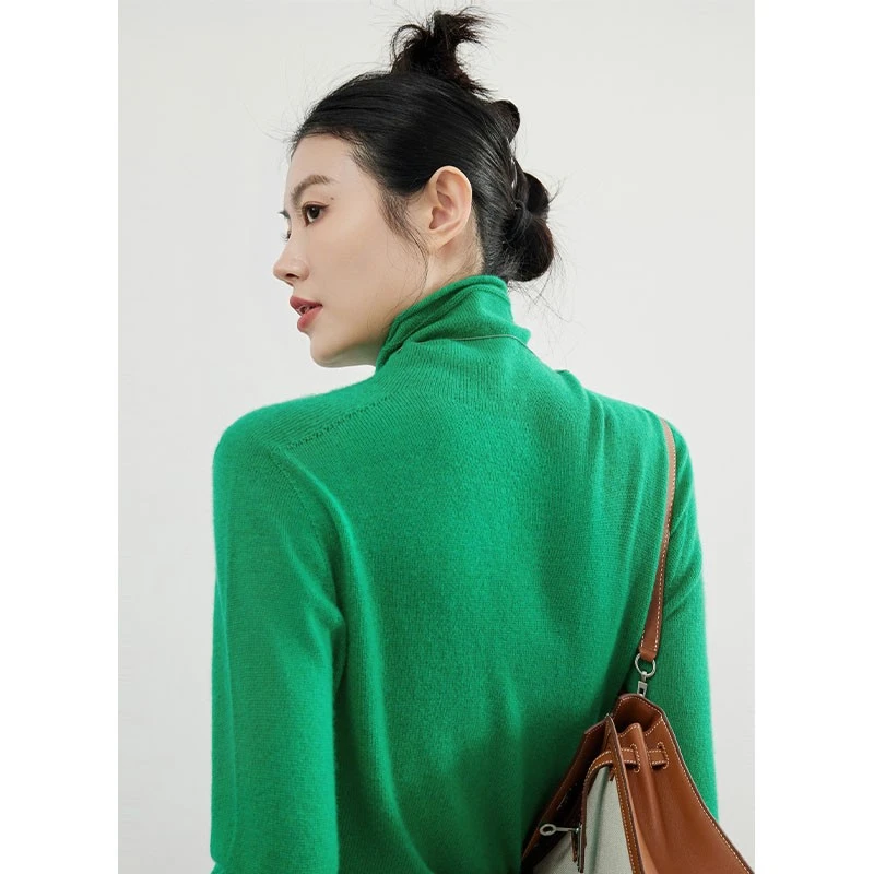 【特价捡漏】冬日眷恋羊毛衫无缝堆堆高领针织衫美洋MEIYANG