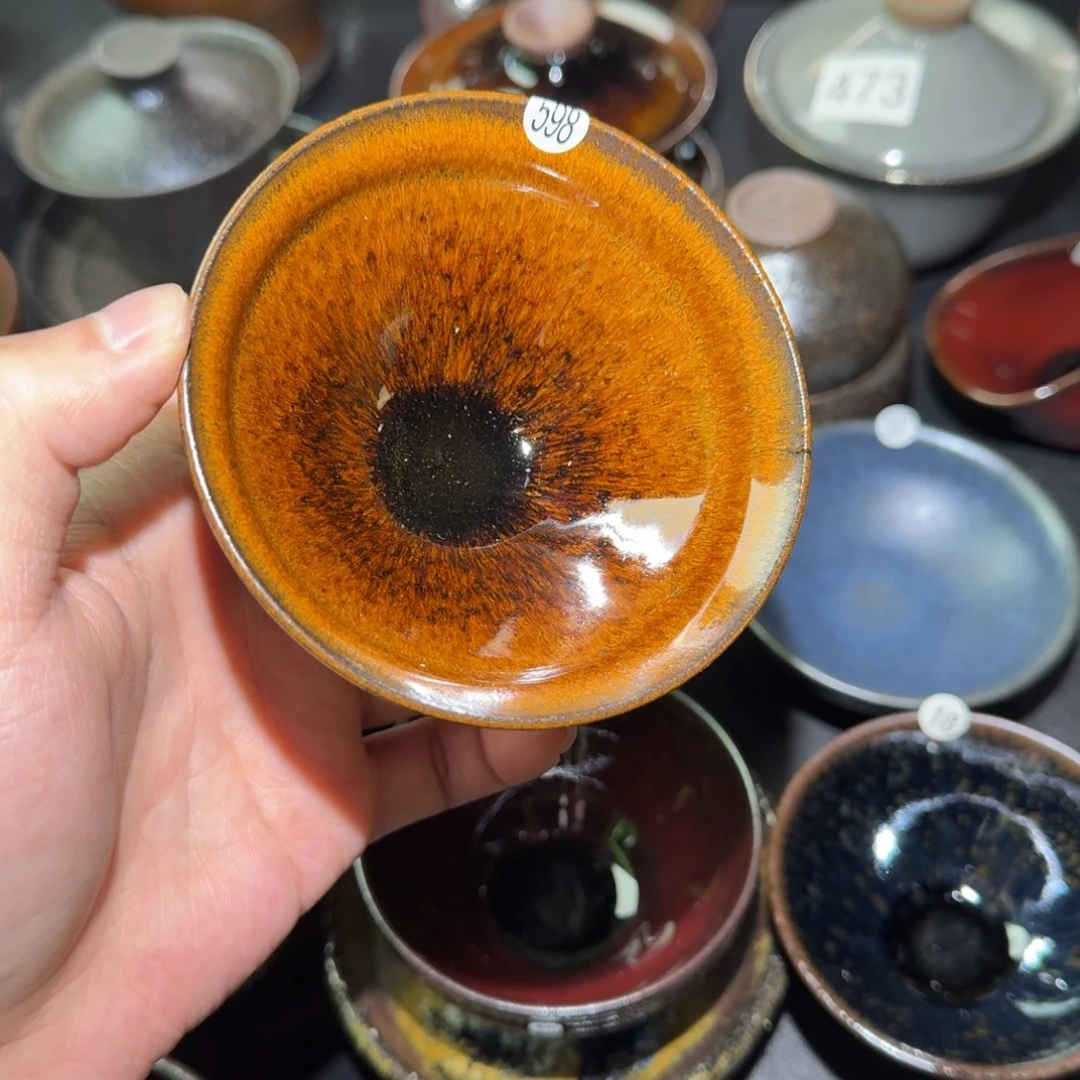 知***龍茶盏精品柴烧自烧自卖598