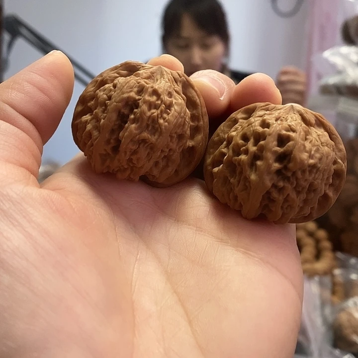 文玩核桃把件41千佛山蜡皮