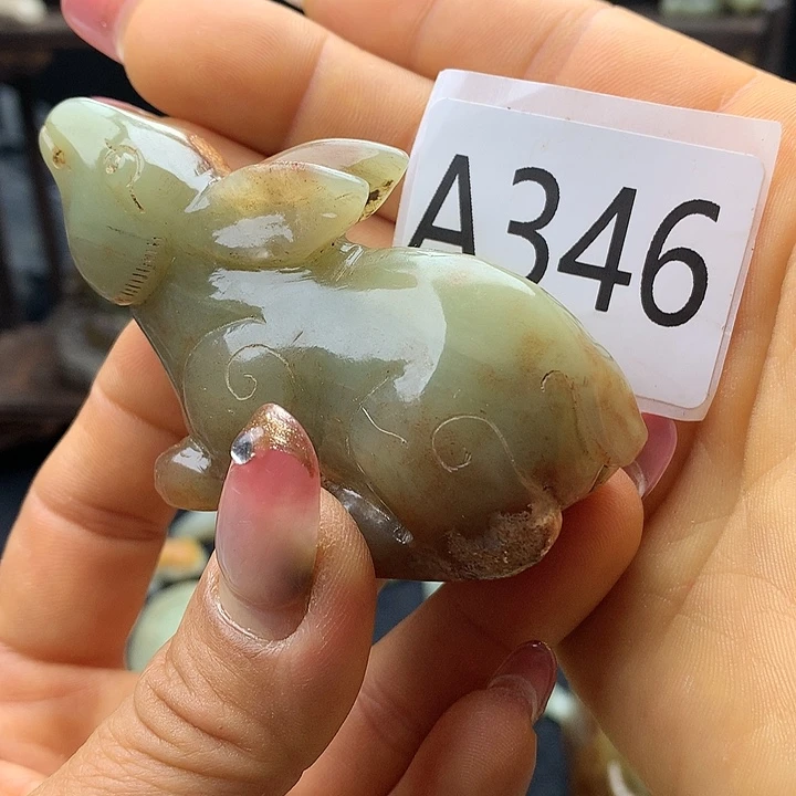 和田玉未镶嵌车挂