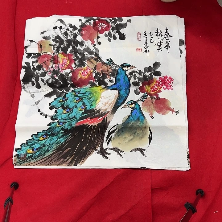 国画花鸟的翅膀和翅膀