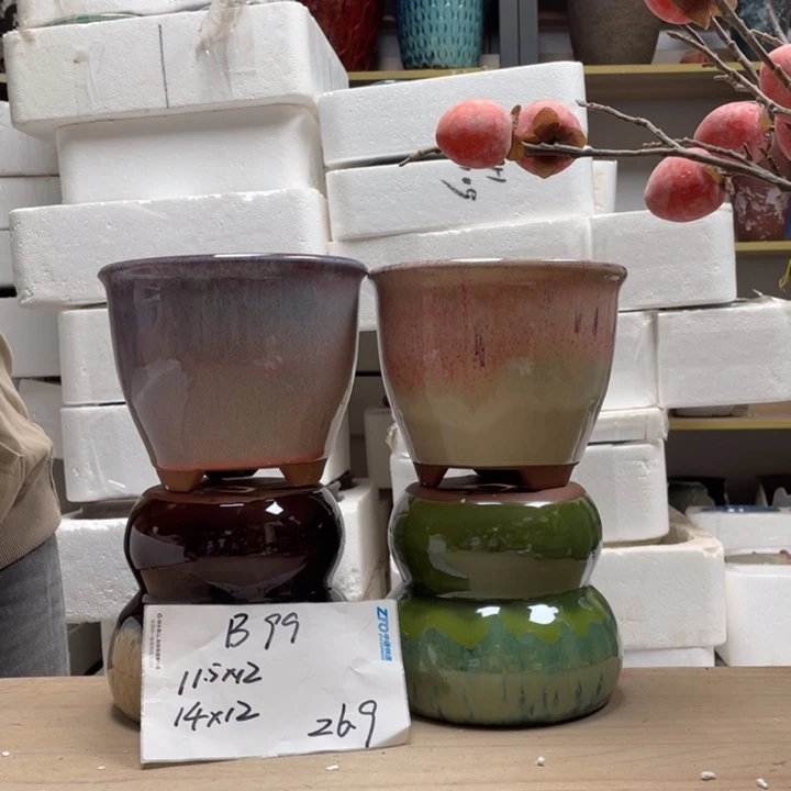 粗陶多肉花盆微瑕99