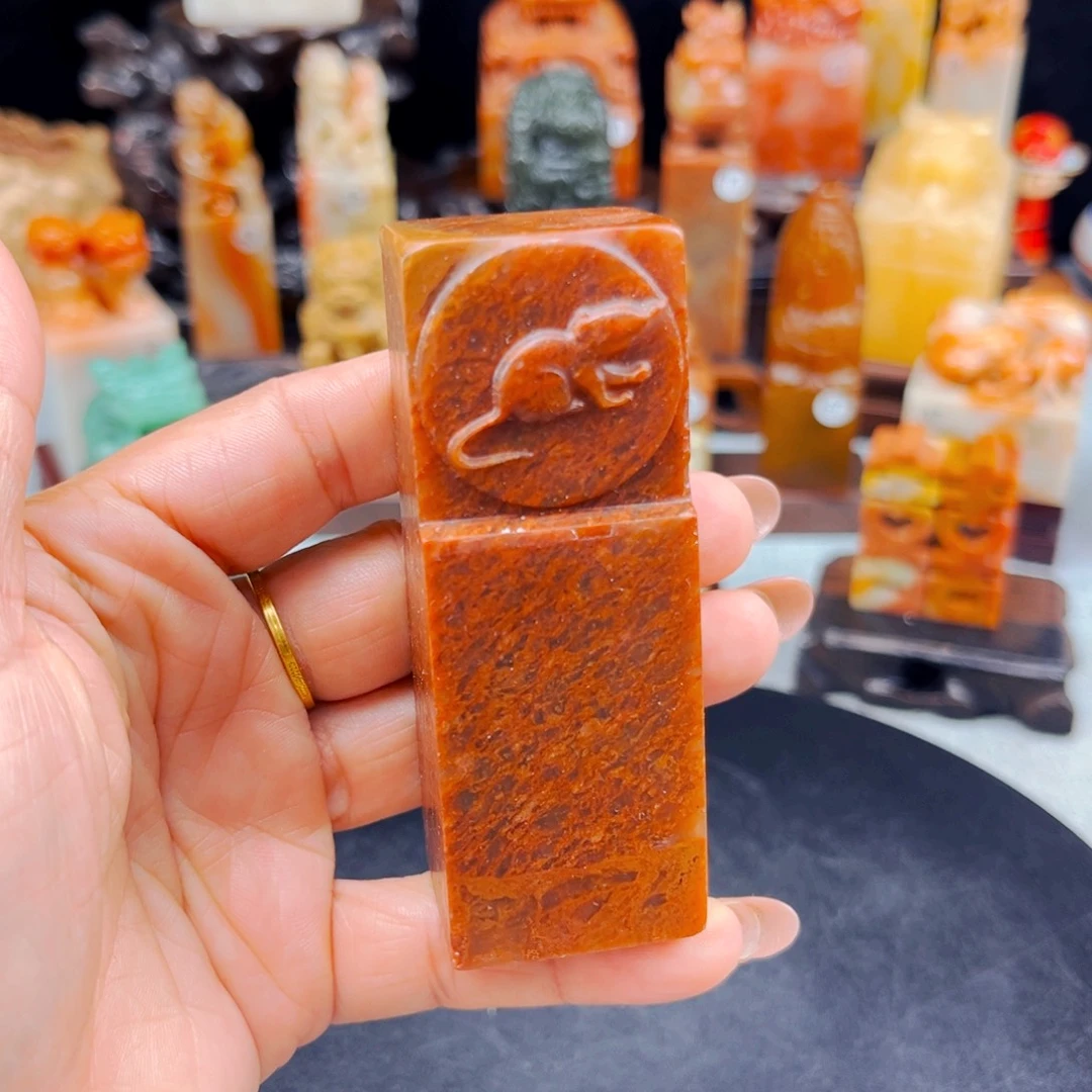 寿山石闪购商品瑕疵料3*3