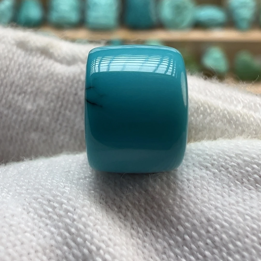 绿松石未镶嵌配饰9.4×6.8