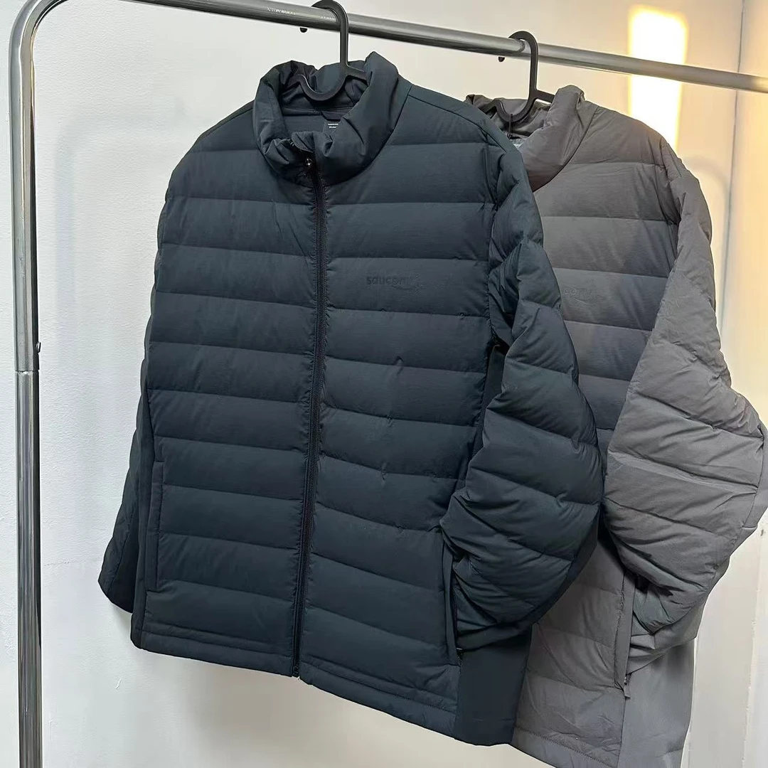 Saucony索康尼 排骨冬季户外轻薄保暖休闲短款羽绒服 SO2250DJ91L
