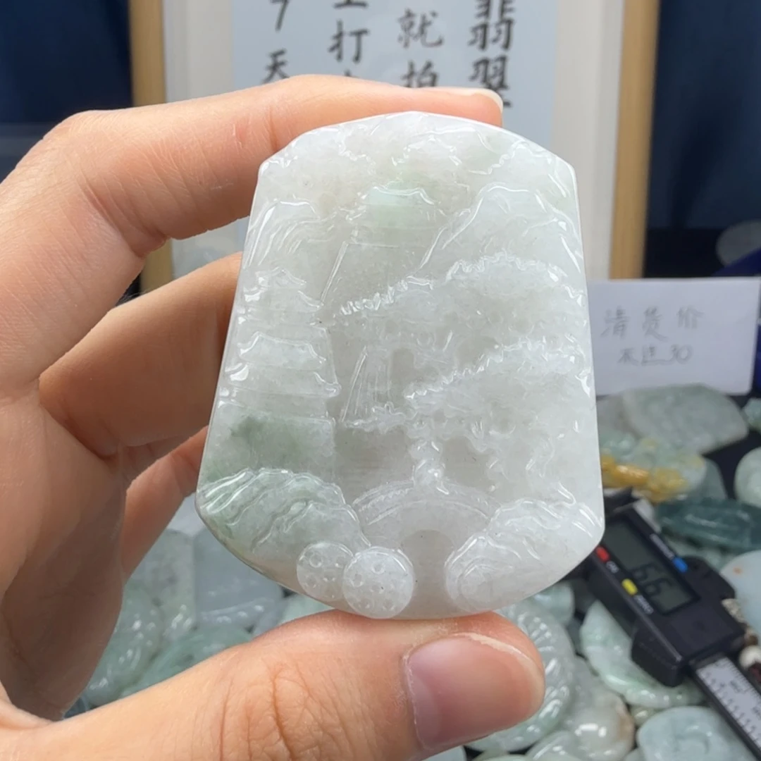 颈饰未镶嵌翡翠翡翠