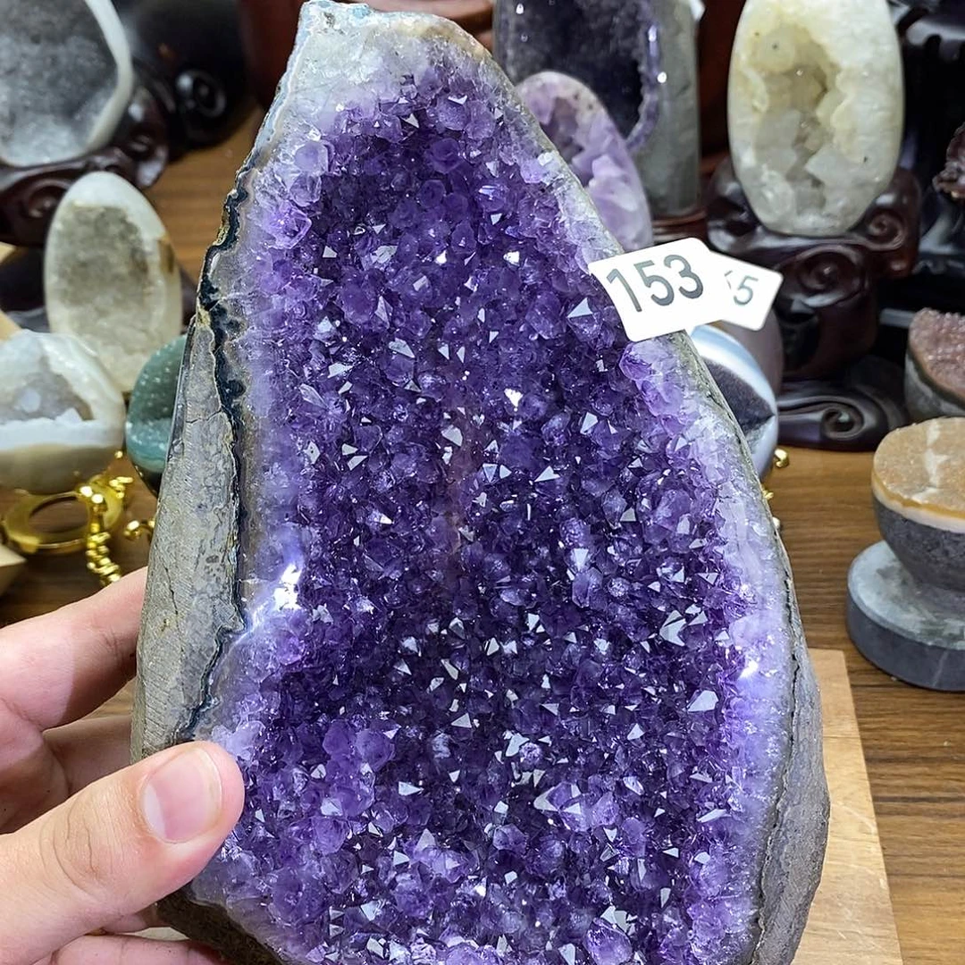 紫晶摆件未镶嵌摆件
