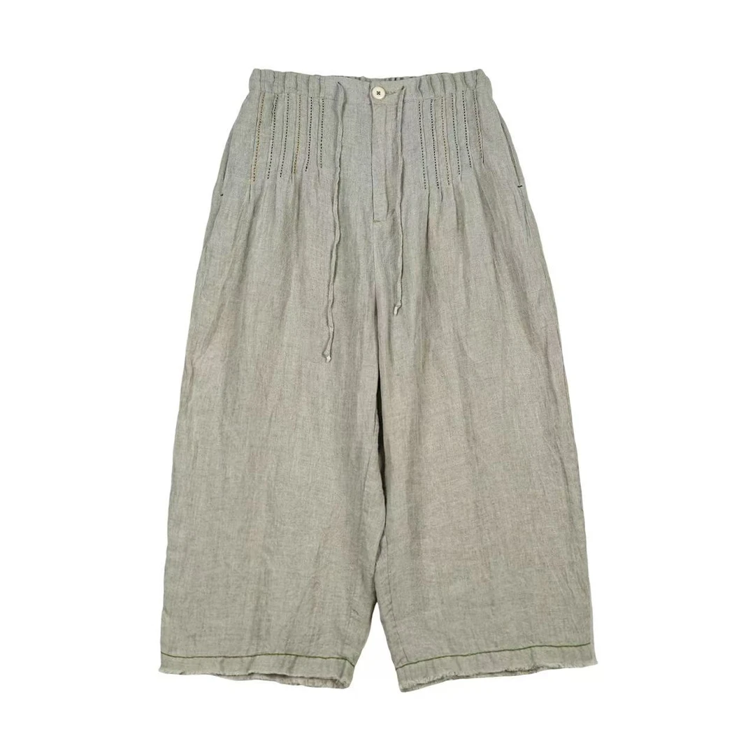 妝點家 云雾里 亚麻 裤子 Y25SS 5182