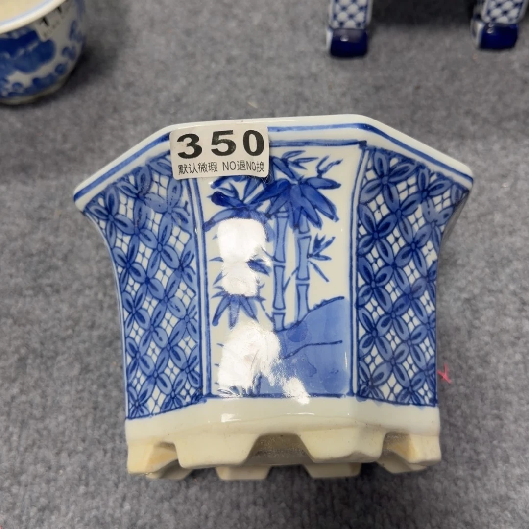 冶***霆陶陶瓷花盆，默认微瑕，介意勿拍。