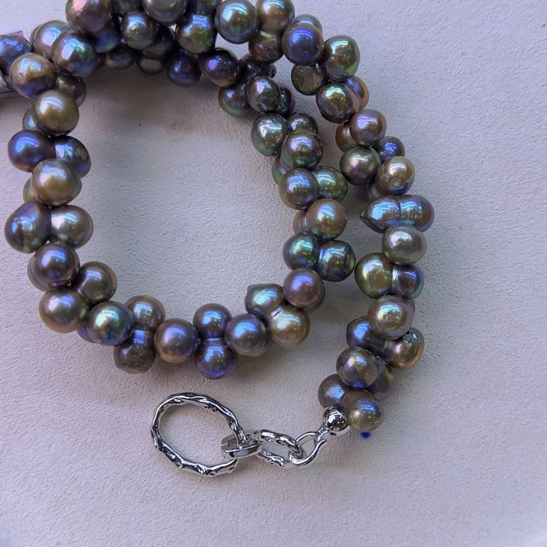 未镶嵌项链定制395淡水珍珠