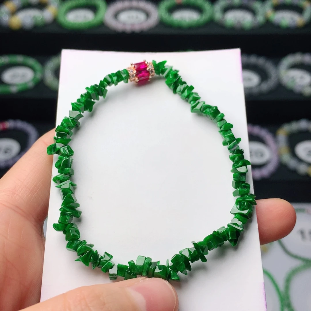 翡翠未镶嵌手链翡翠