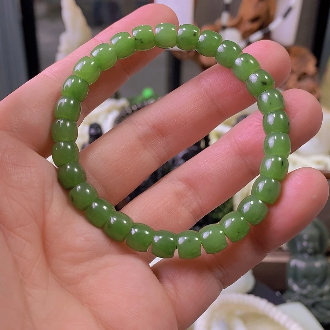 未镶嵌手串和田玉卡8