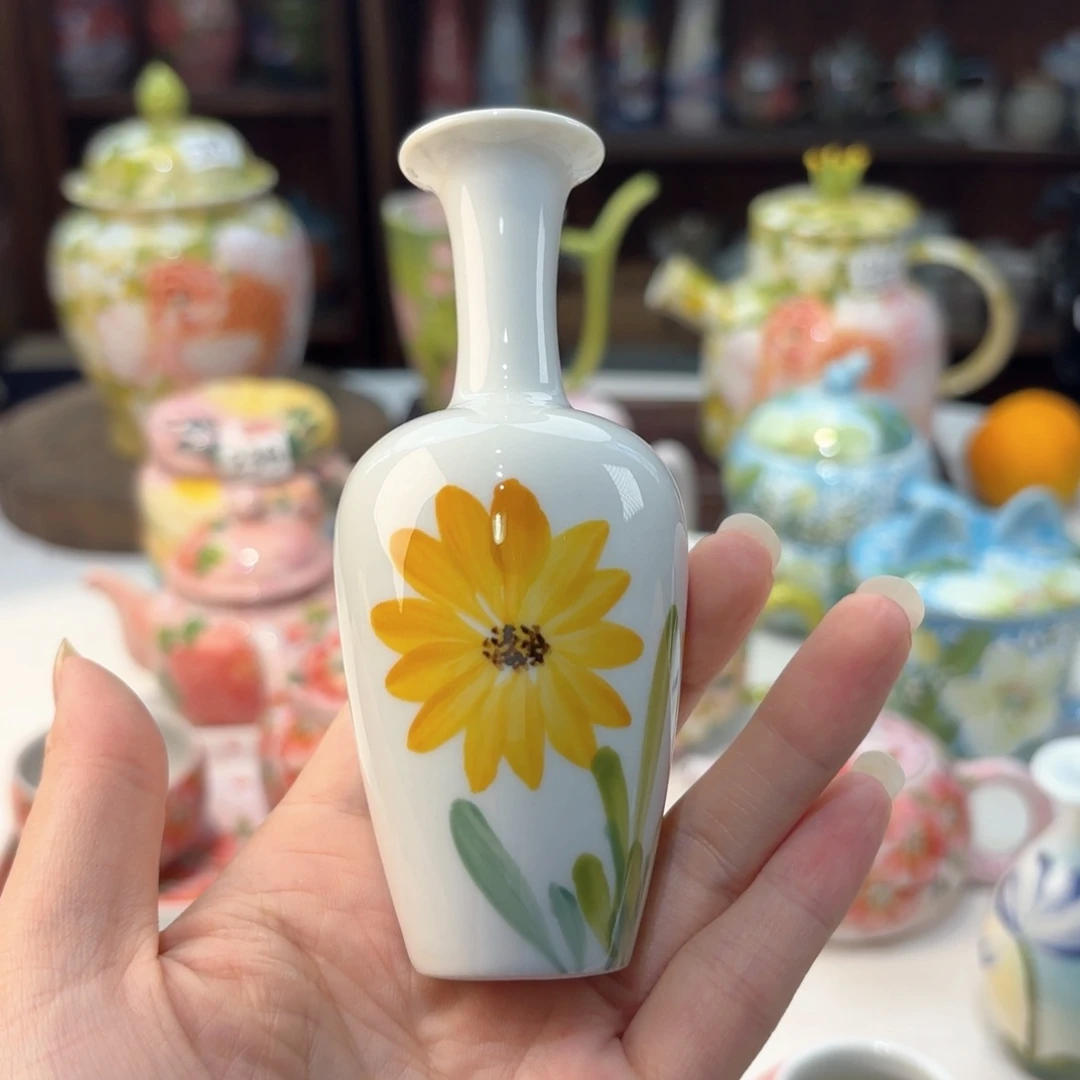 景德镇手绘高温釉下彩陶瓷茶具