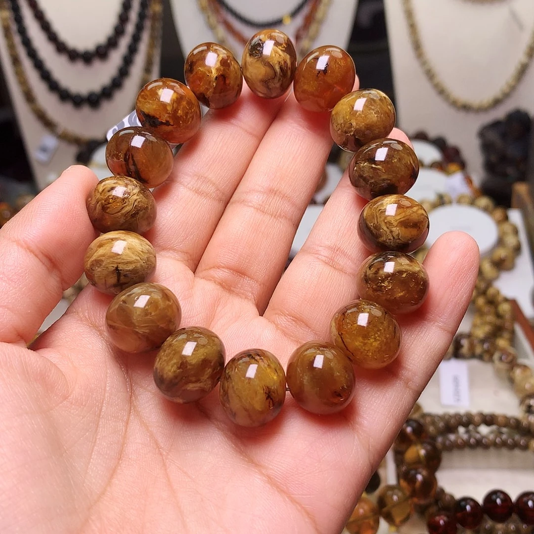 黑***地琥珀未镶嵌裸石抚顺琥珀37