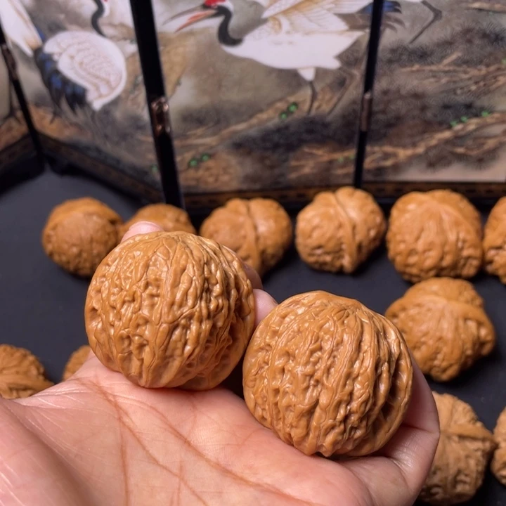 文玩核桃把件38铁锤