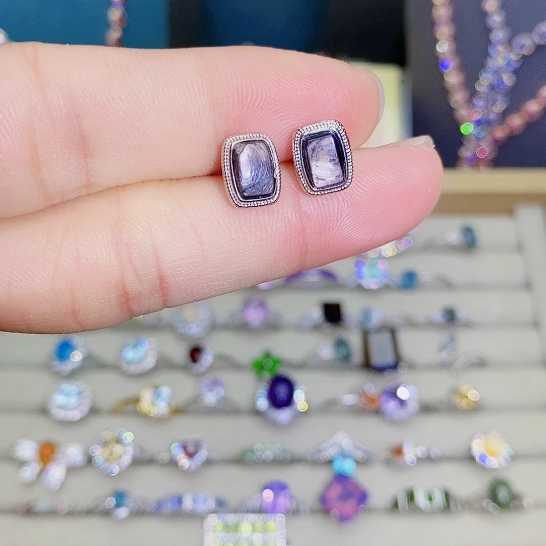 水晶耳饰未镶嵌458