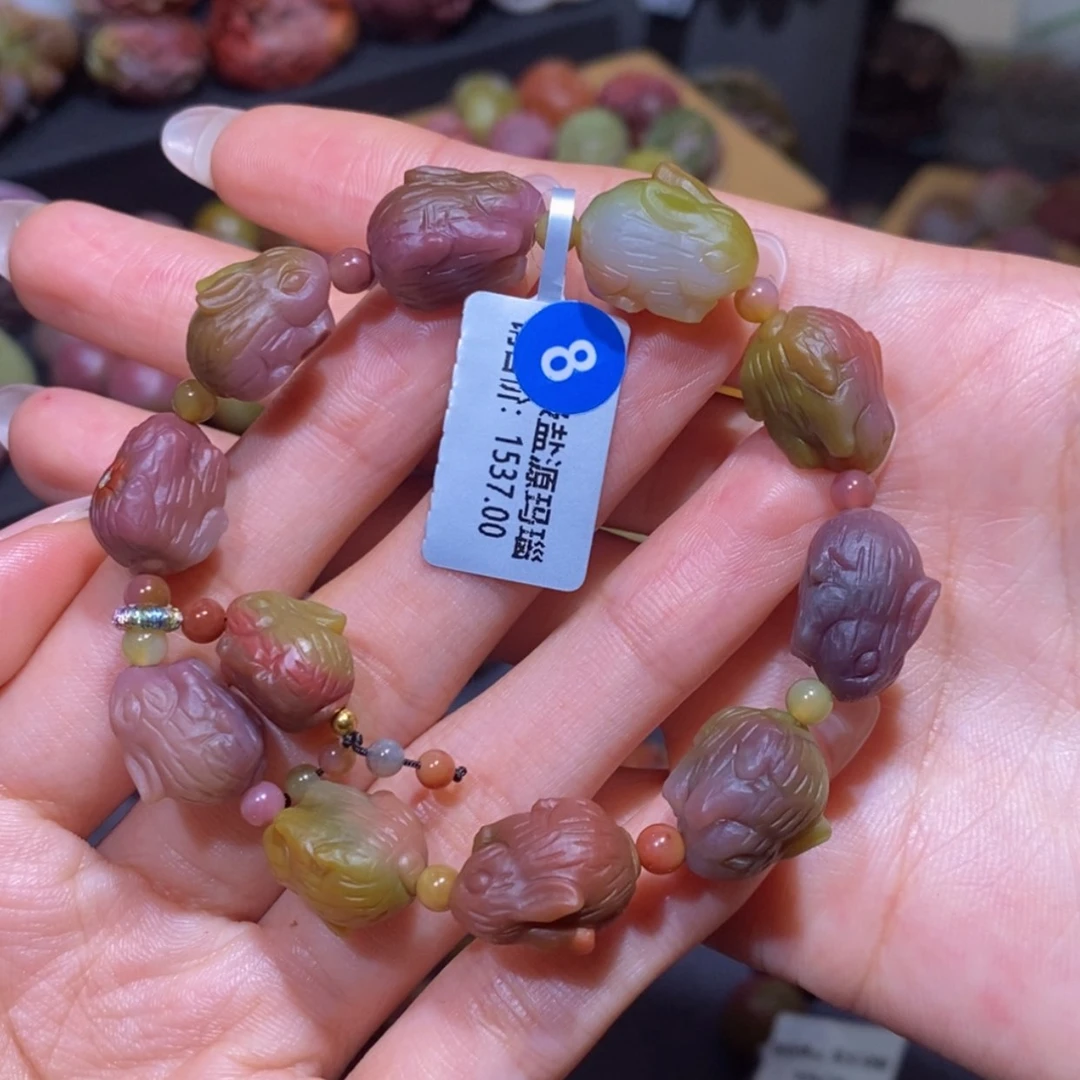 【闪购商品】玛瑙/玉髓手串未镶嵌盐源玛瑙