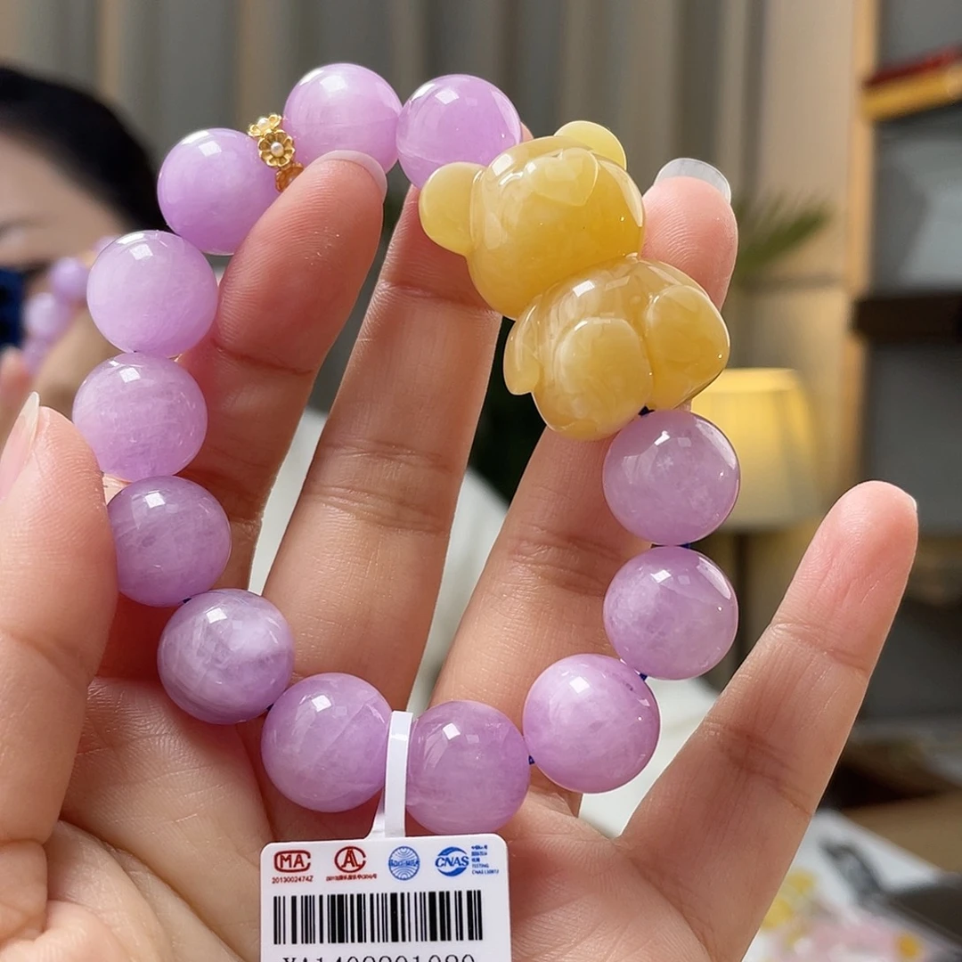 琥珀裸石未镶嵌蜜蜡手串