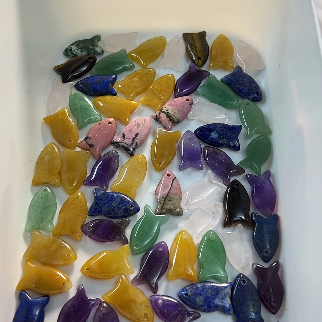 玛瑙/玉髓合金珠宝半成品吊坠自选四颗