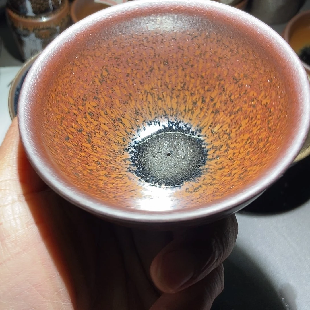 茶盏｀**涅8 建阳建窑建盏微瑕