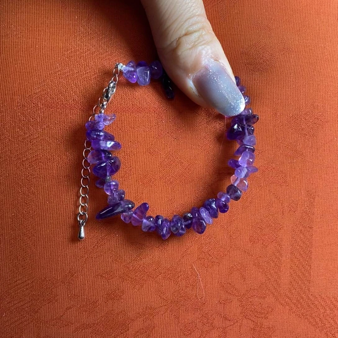 紫晶手绳未镶嵌手串
