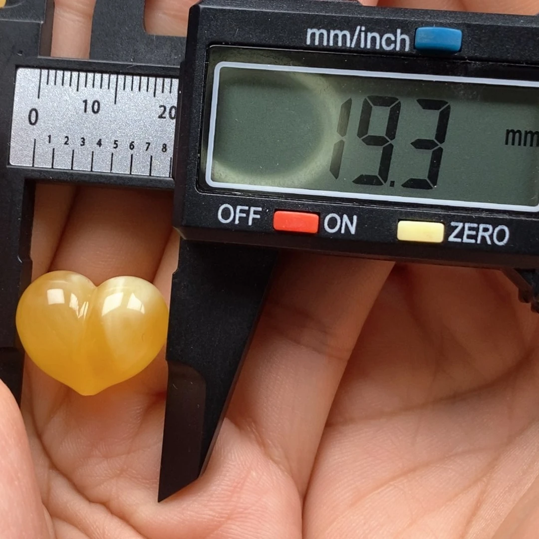 琥珀未镶嵌珠宝奇石蜜蜡屁桃