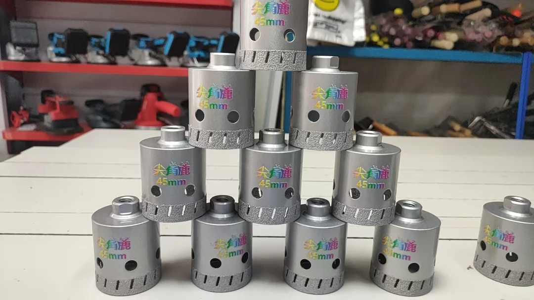 干钻瓷砖开孔器大理石岩板打孔全瓷玻化砖花岗岩石材打孔钎焊钻头