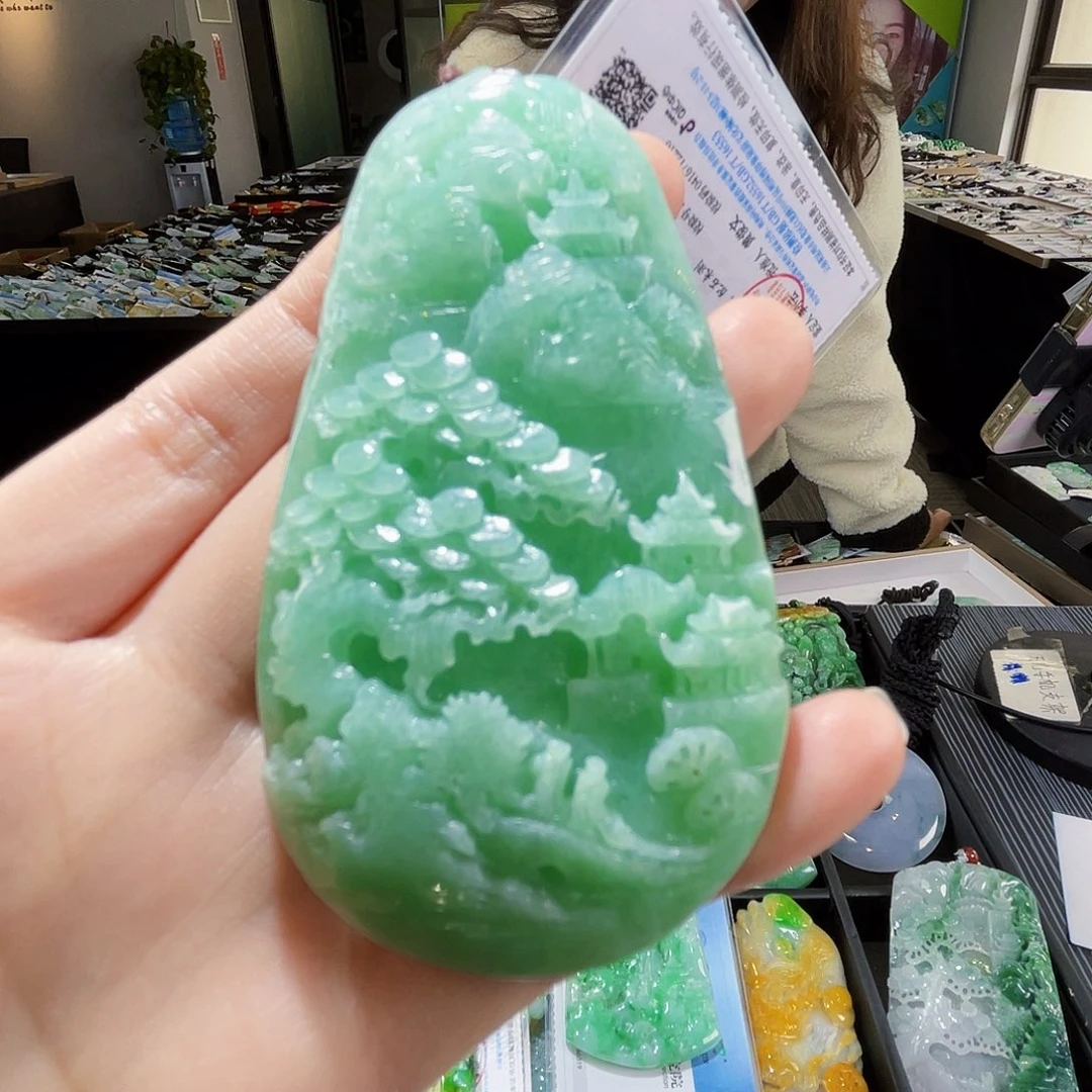 颈饰未镶嵌翡翠翡翠