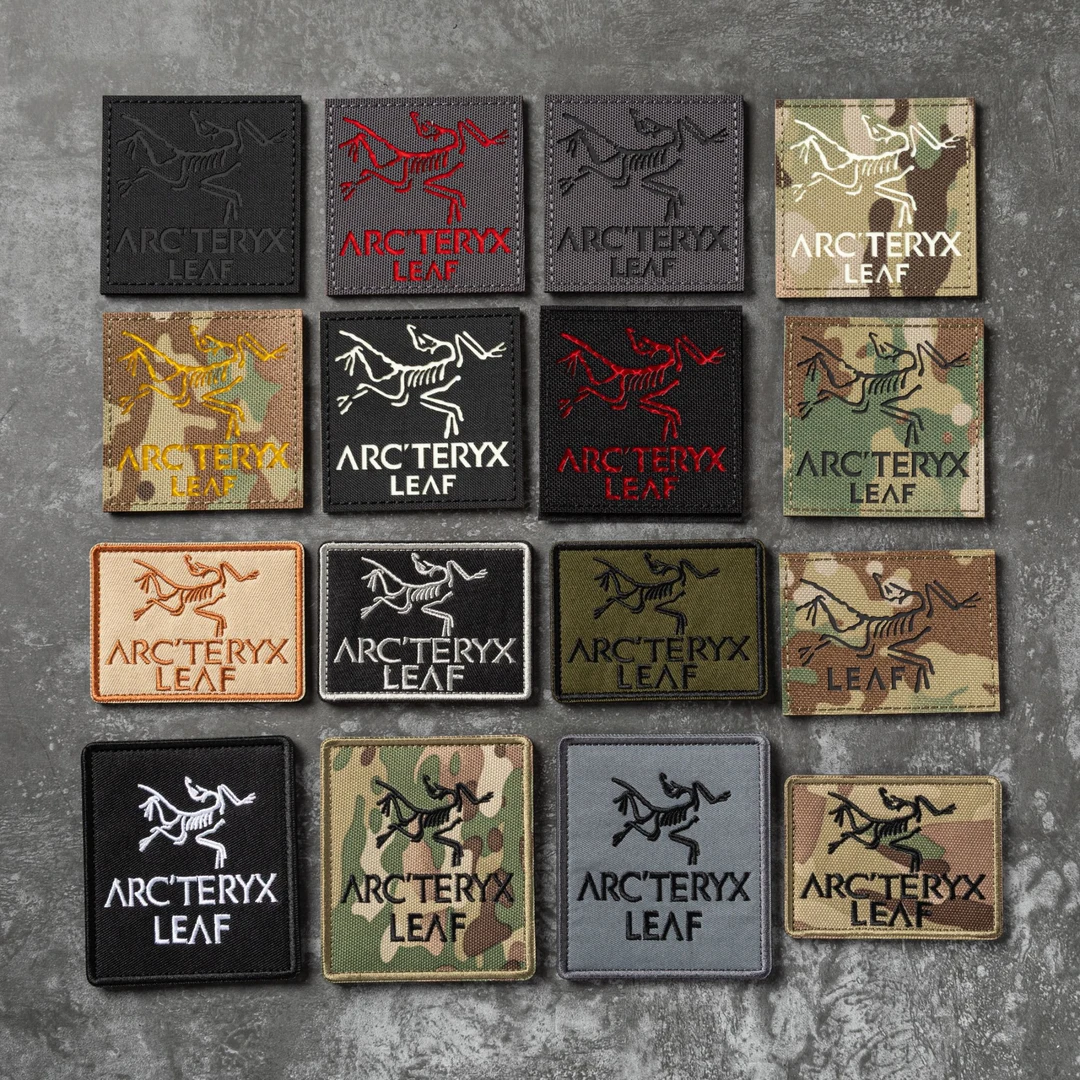 LEAF战斧系列激光切割反光军鸟魔术贴章刺绣军鸟冲锋衣臂章