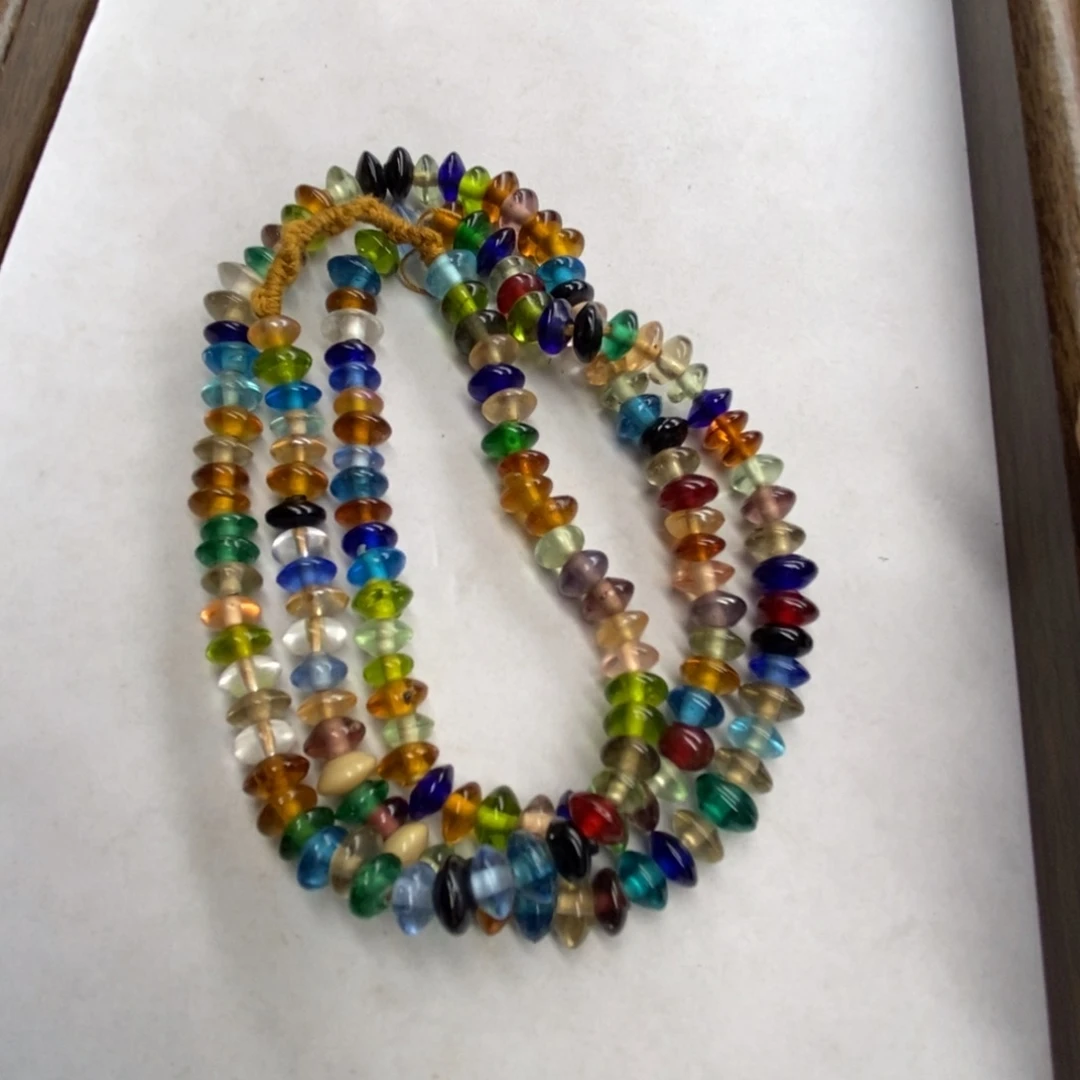 琉璃颈饰尼泊尔多宝飞碟 071