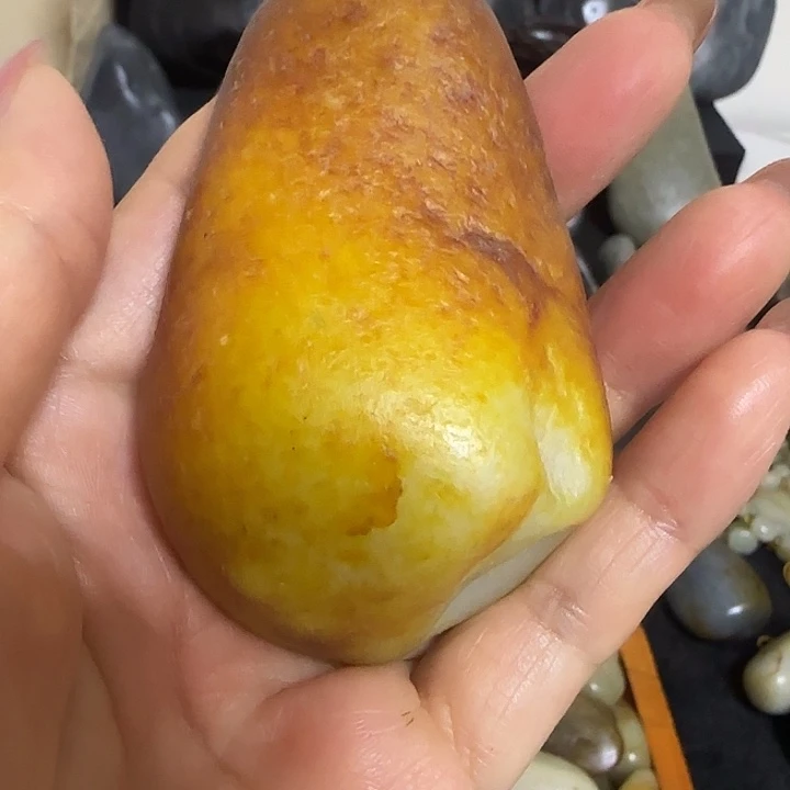 蓝***天和田玉（糖玉）未镶嵌挂件