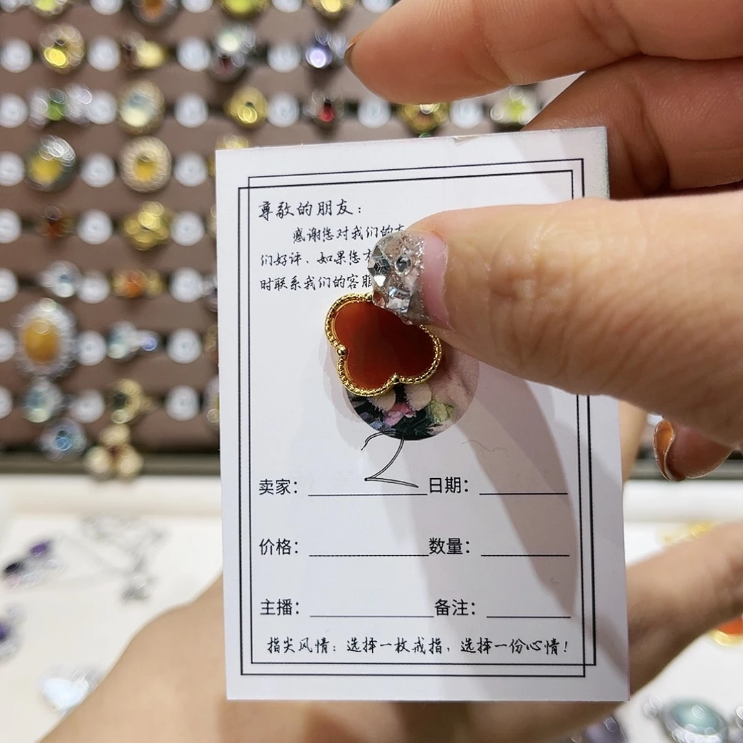 岫玉戒指银S925镶嵌吊坠