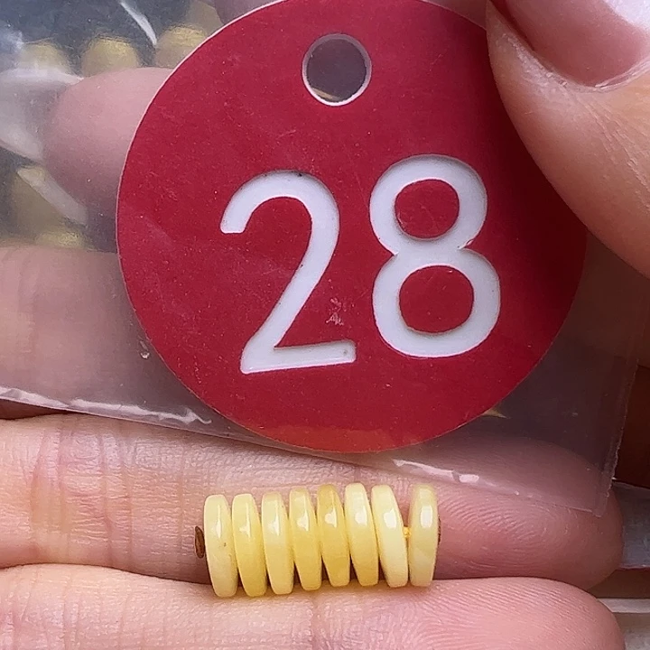 蜜蜡未镶嵌珠宝奇石7mm精工隔片