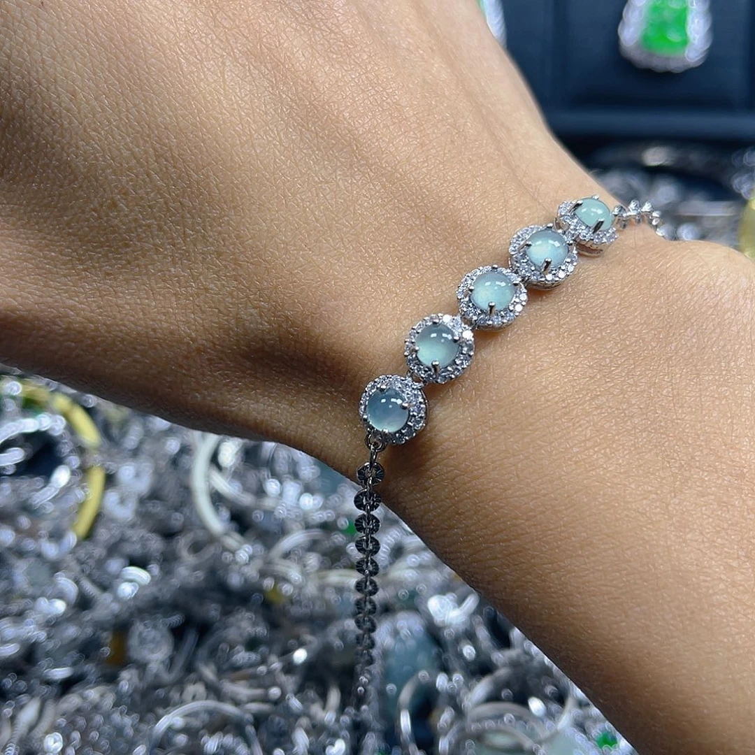 未镶嵌手链翡翠天然A货