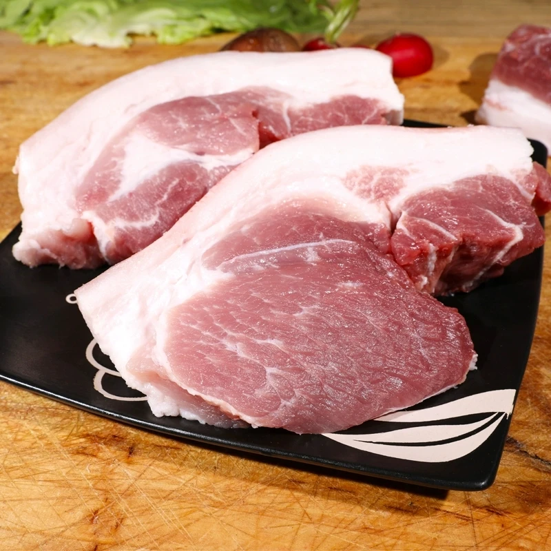 【苏食】新鲜带皮前腿肉250g*4盒农场自养宰杀农场猪腿肉炒菜剁馅