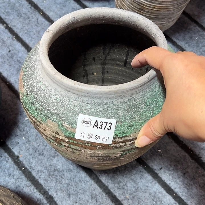 做旧坛子高20口14瑕疵