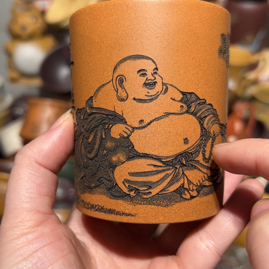 紫砂茶杯宜兴紫砂主人杯