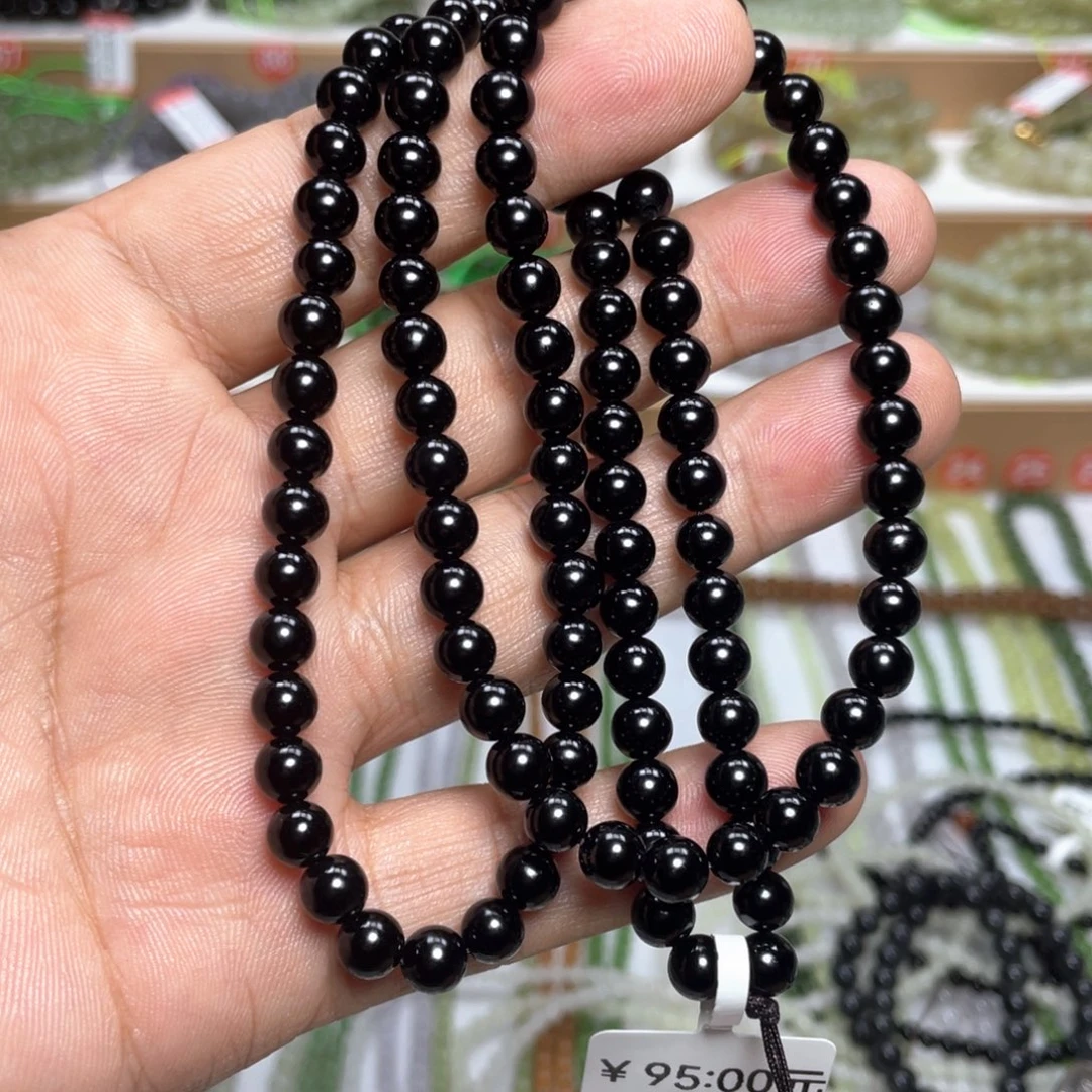 7***g和田玉未镶嵌颈饰6mm