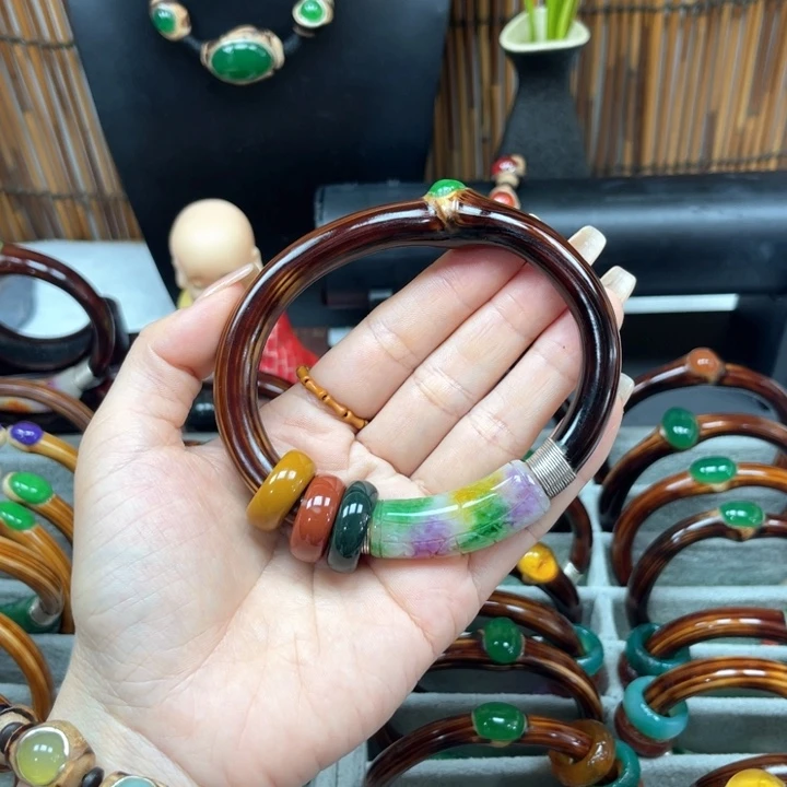 大理石磁石黑藤镶嵌款式多样