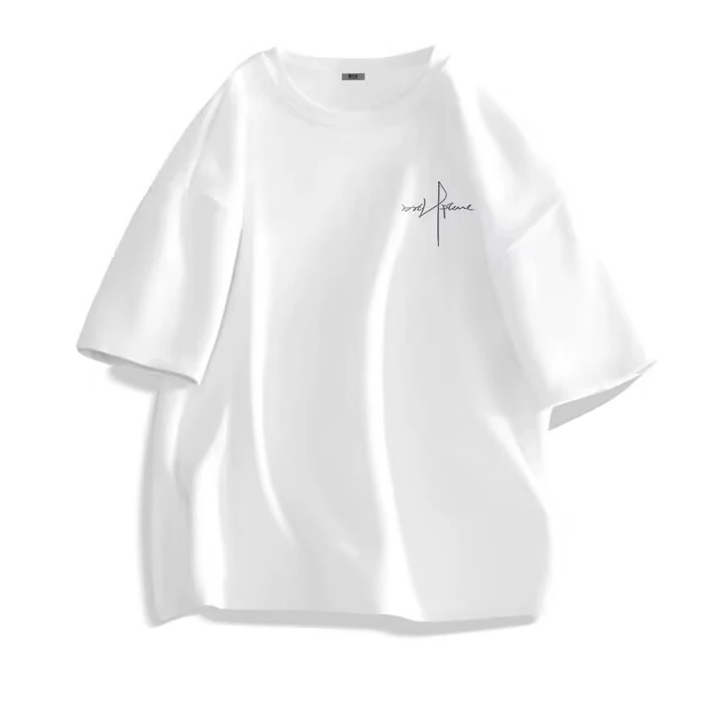 【潮流字母打底衫】仓石一树重磅短袖T恤青年百搭男士透气舒适半袖