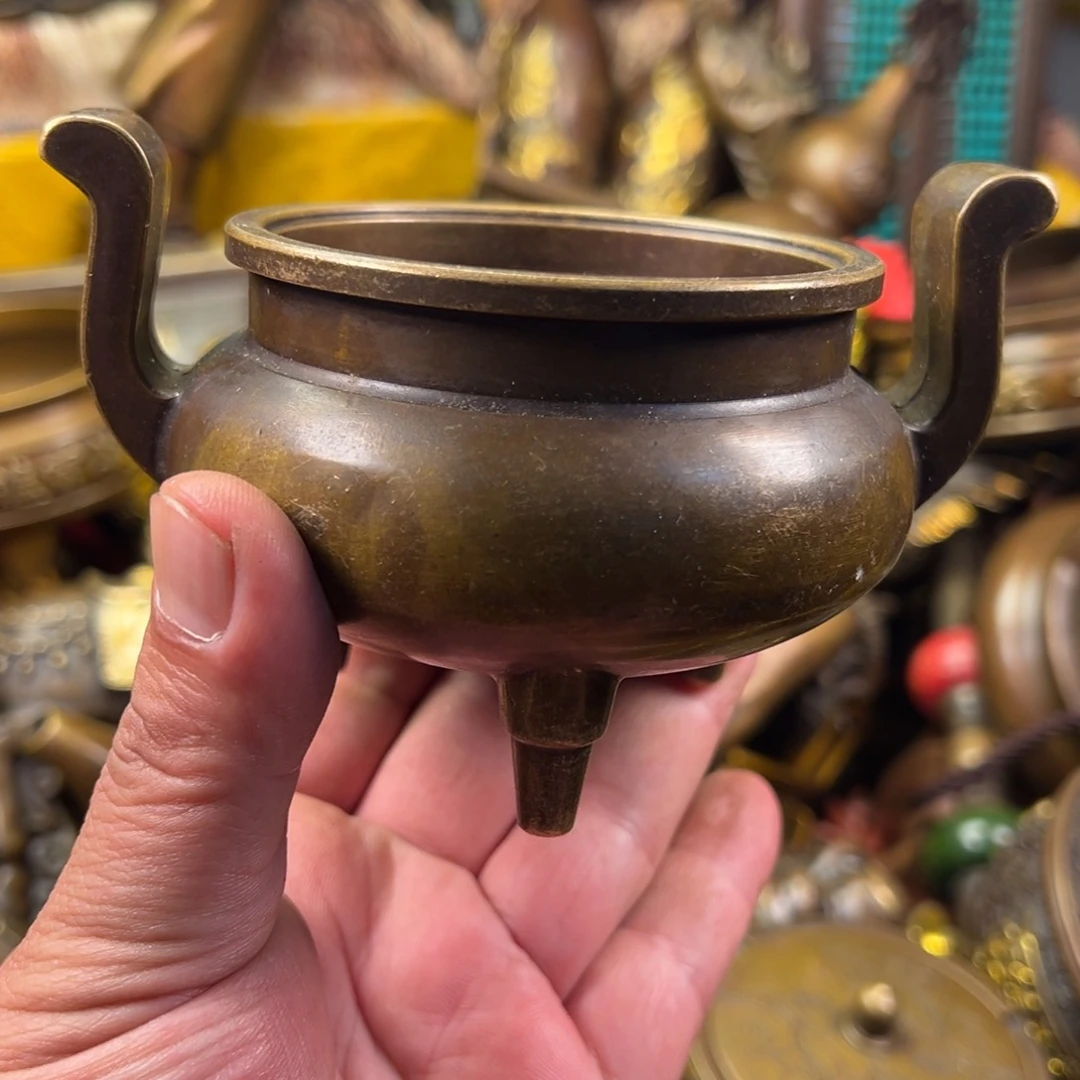 茶壶香炉铜器摆件
